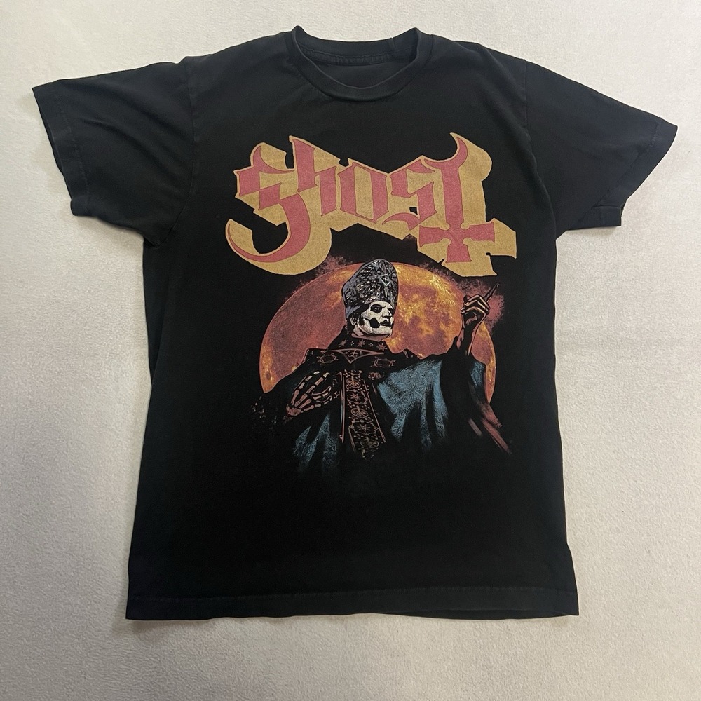 Ghost Band Hunters Moon T-Shirt Unisex Adult Size Small Metal Rock Graphic Tee